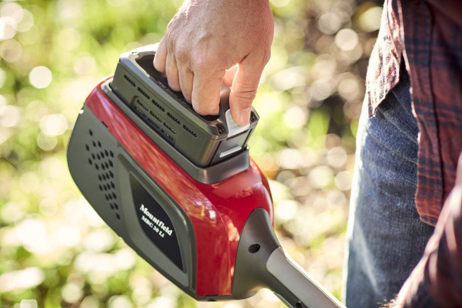 Mountfield sales cordless strimmer